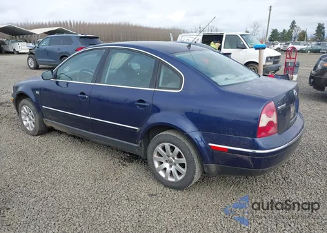 2002 Volkswagen Passat Gls z USA, uszkodzony, nr VIN WVWPD63B22P346449